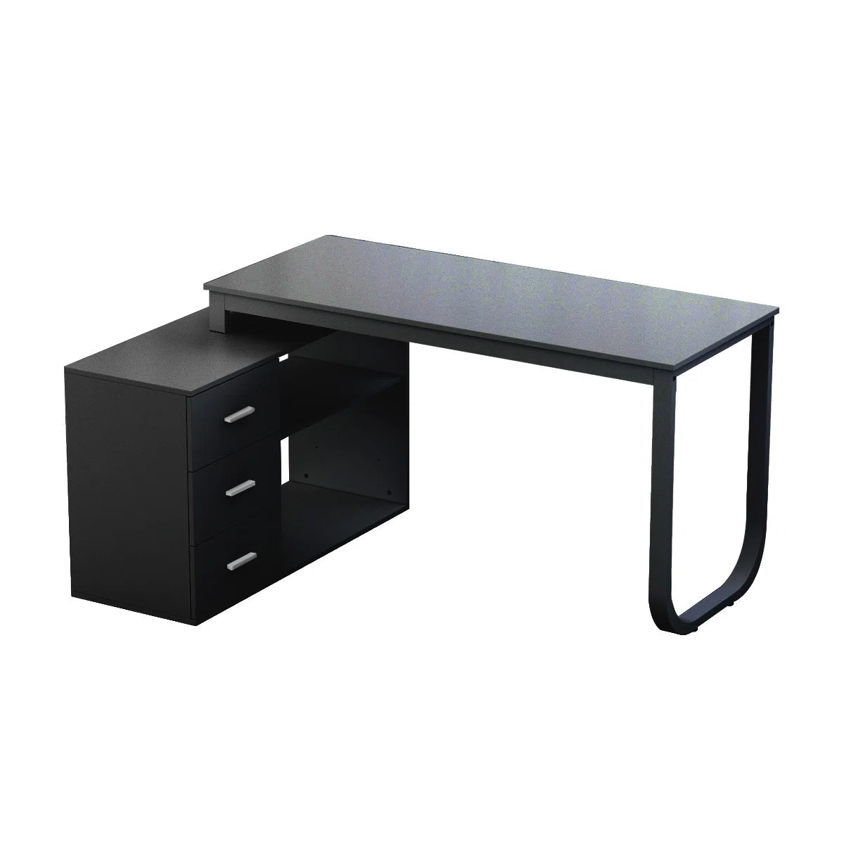 Desk 75 x 220 x 80 cm - White - AZ11186