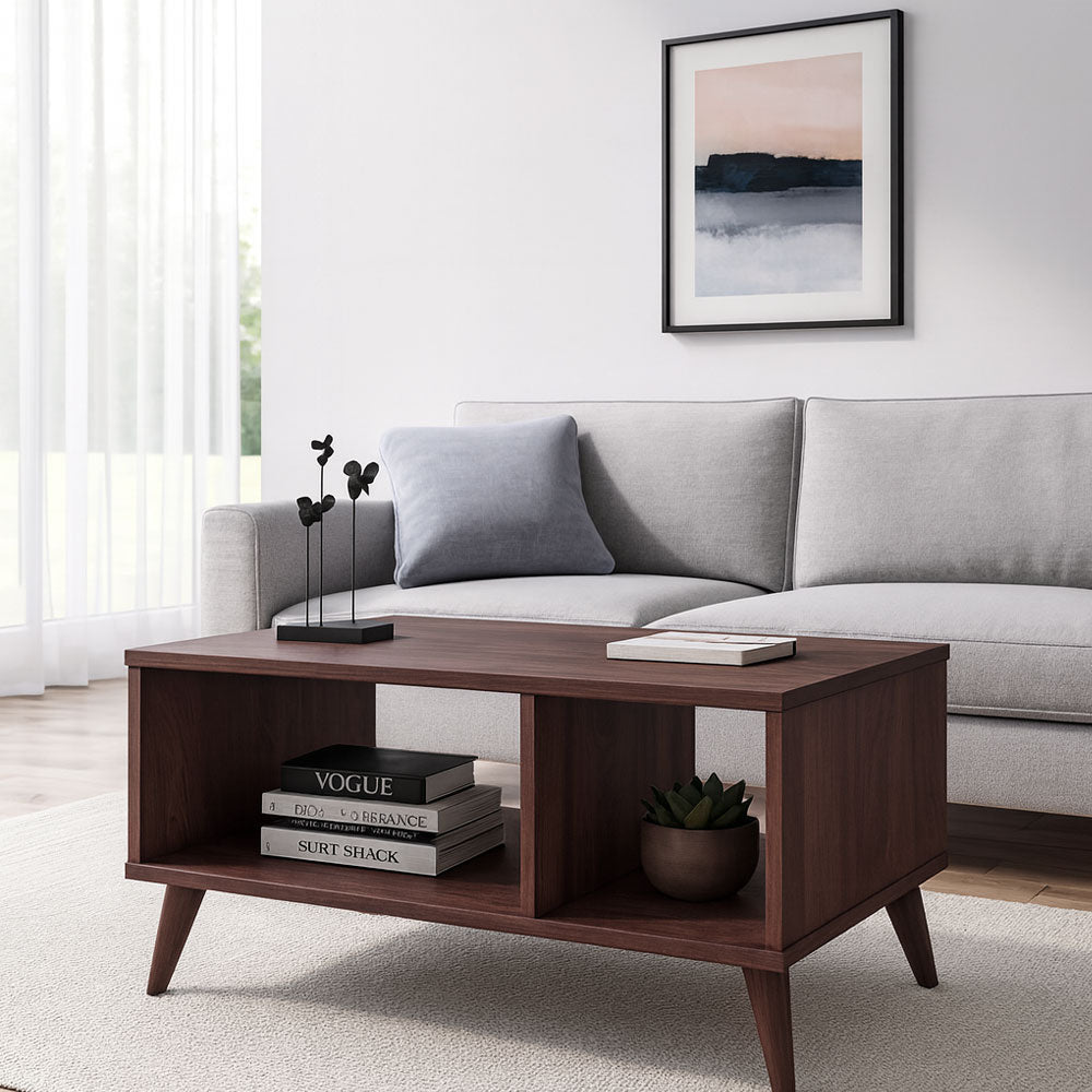 طاولة استقبال 90×55×40 سم - بني - AZH-00033