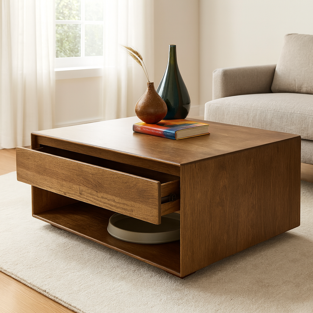 Reception Table, 100 × 50 × 45 cm - Wooden - AZH-00041