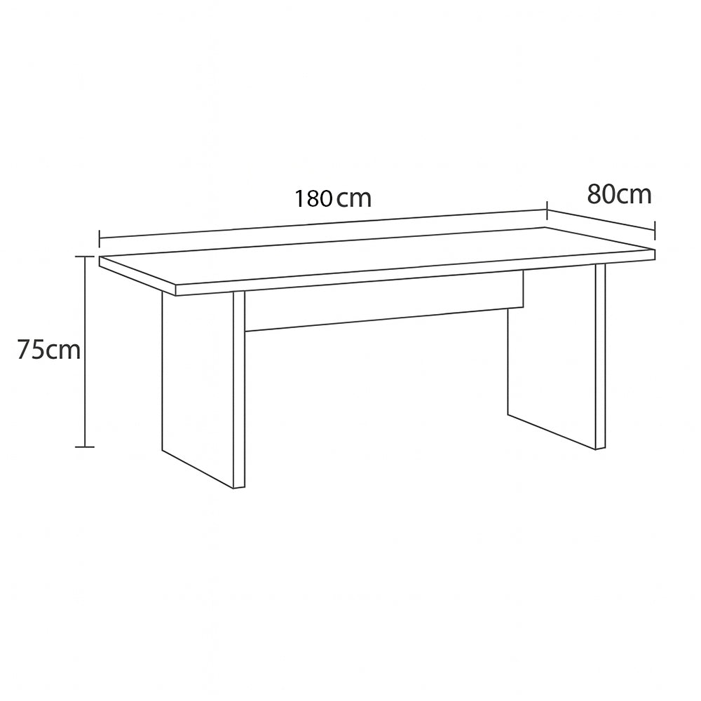 مكتب 180×80×75 سم – خشبي – AZ11168