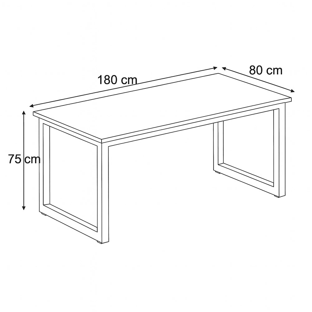 مكتب 180×80×75 سم – خشبي – AZ11156