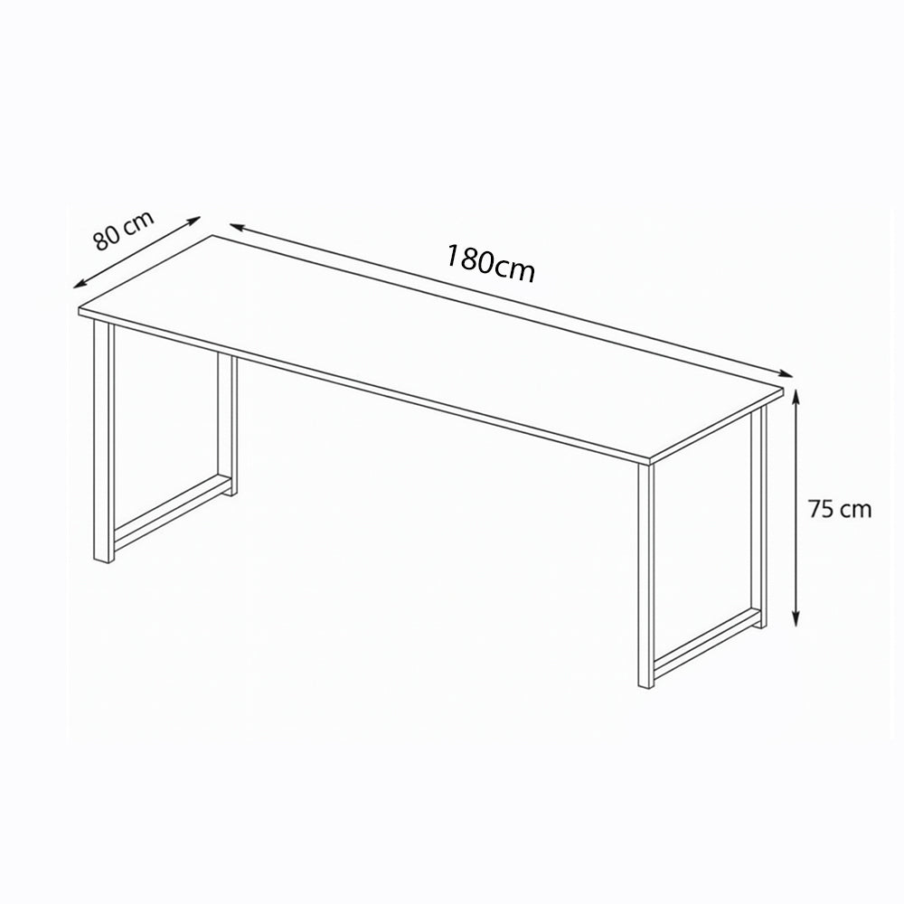 مكتب 180×80×75 سم – بني – AZ11166