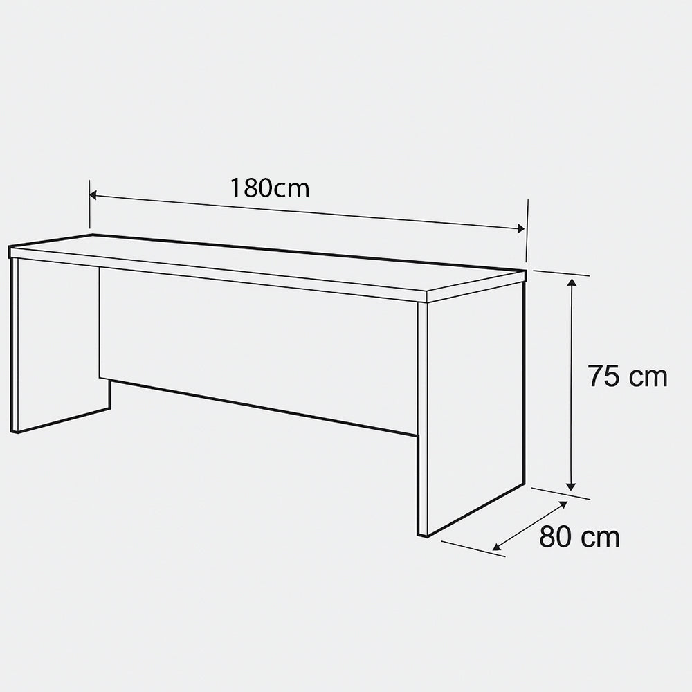 مكتب 180×80×75 سم – خشبي – AZ11187