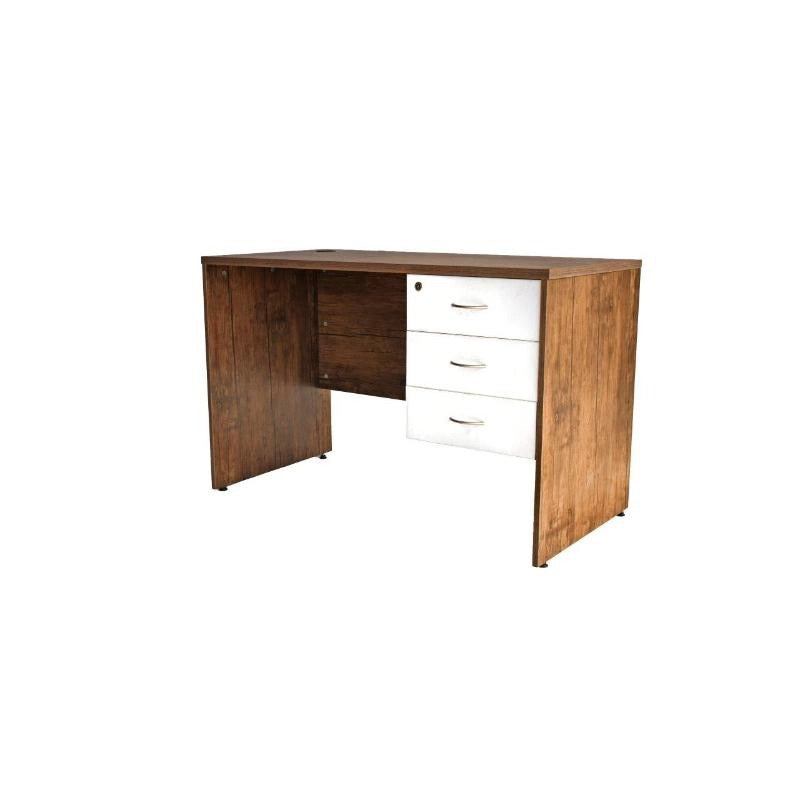 Desk 140 x 70 x 70 - Brown and White - AZ1007