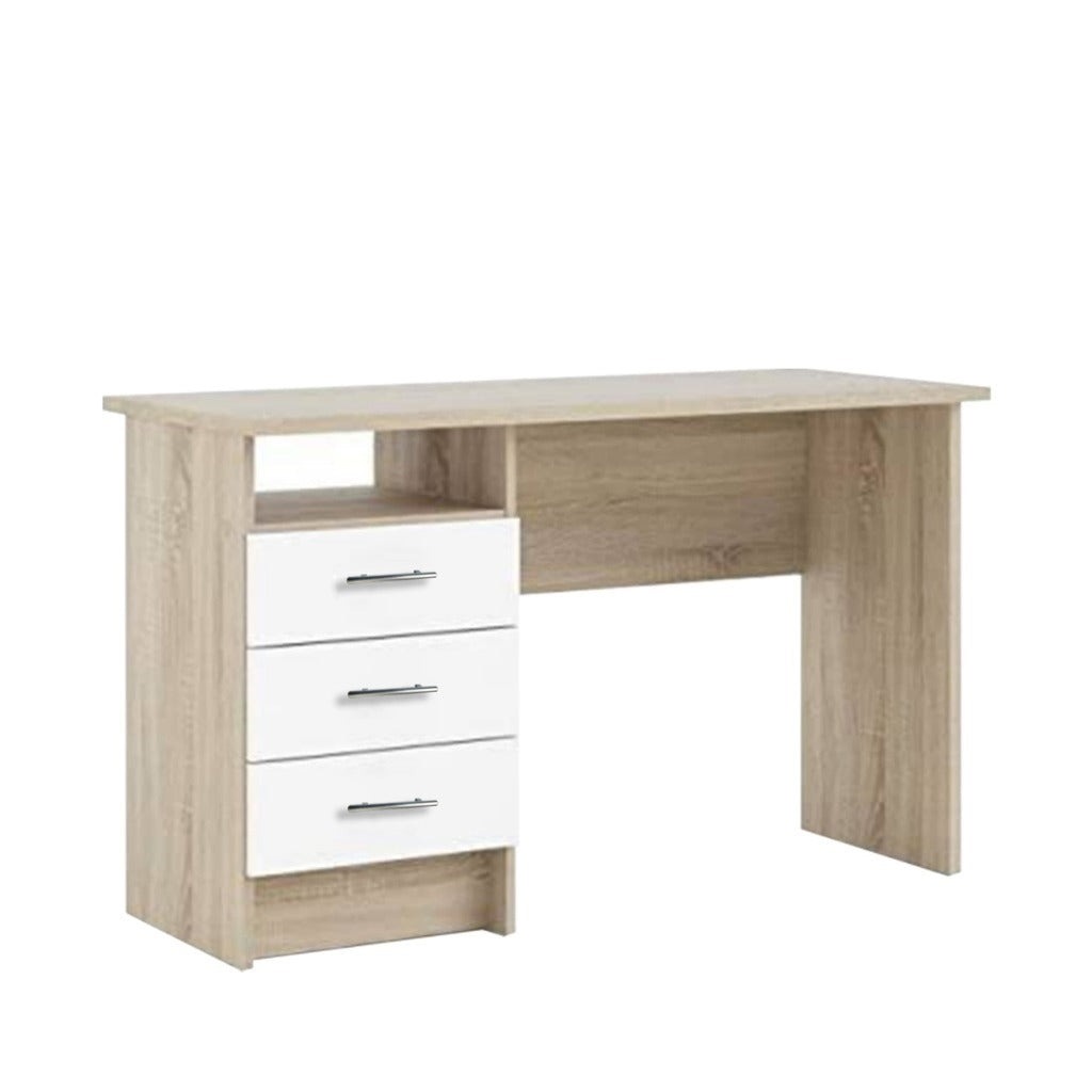 Desk 120 x 60 x 75 cm - Beige and White - AZ1070