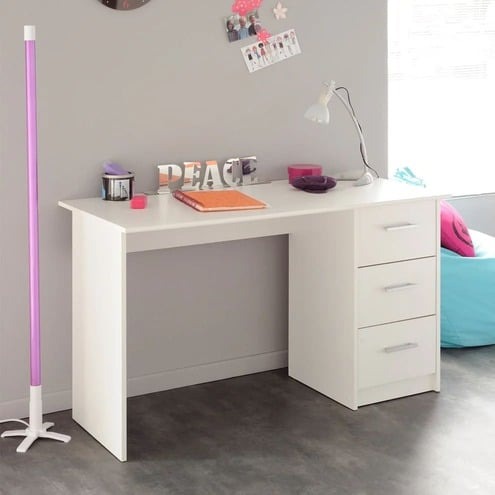 مكتب بمقاس 120 × 60 × 75 سم - أبيض - AZ1163