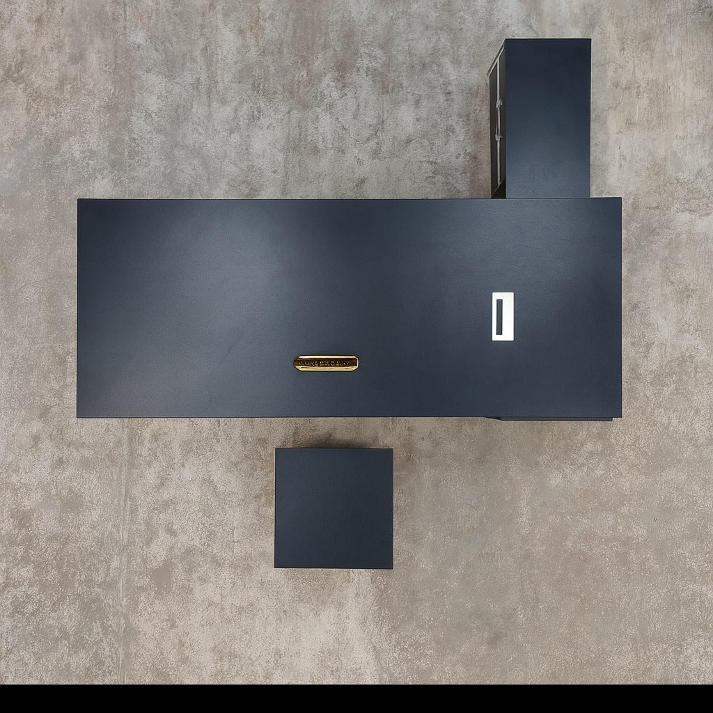 مكتب 200 × 80 × 75 سم - أسود - AZ50020