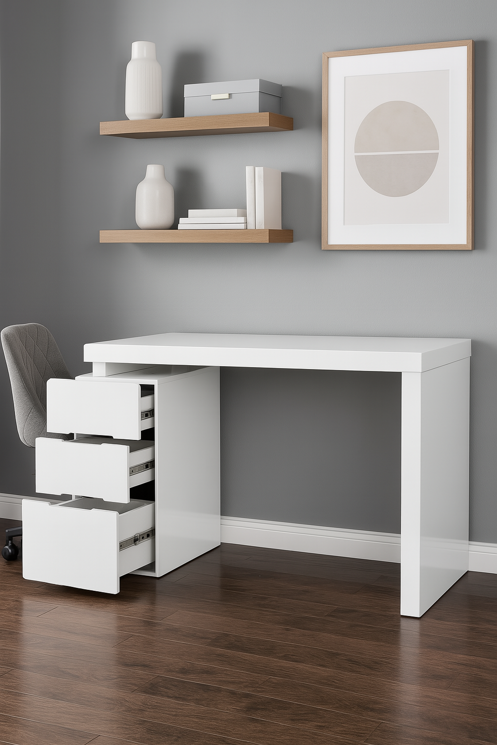 Desk 120 x50x 75 cm - white - AZ1301