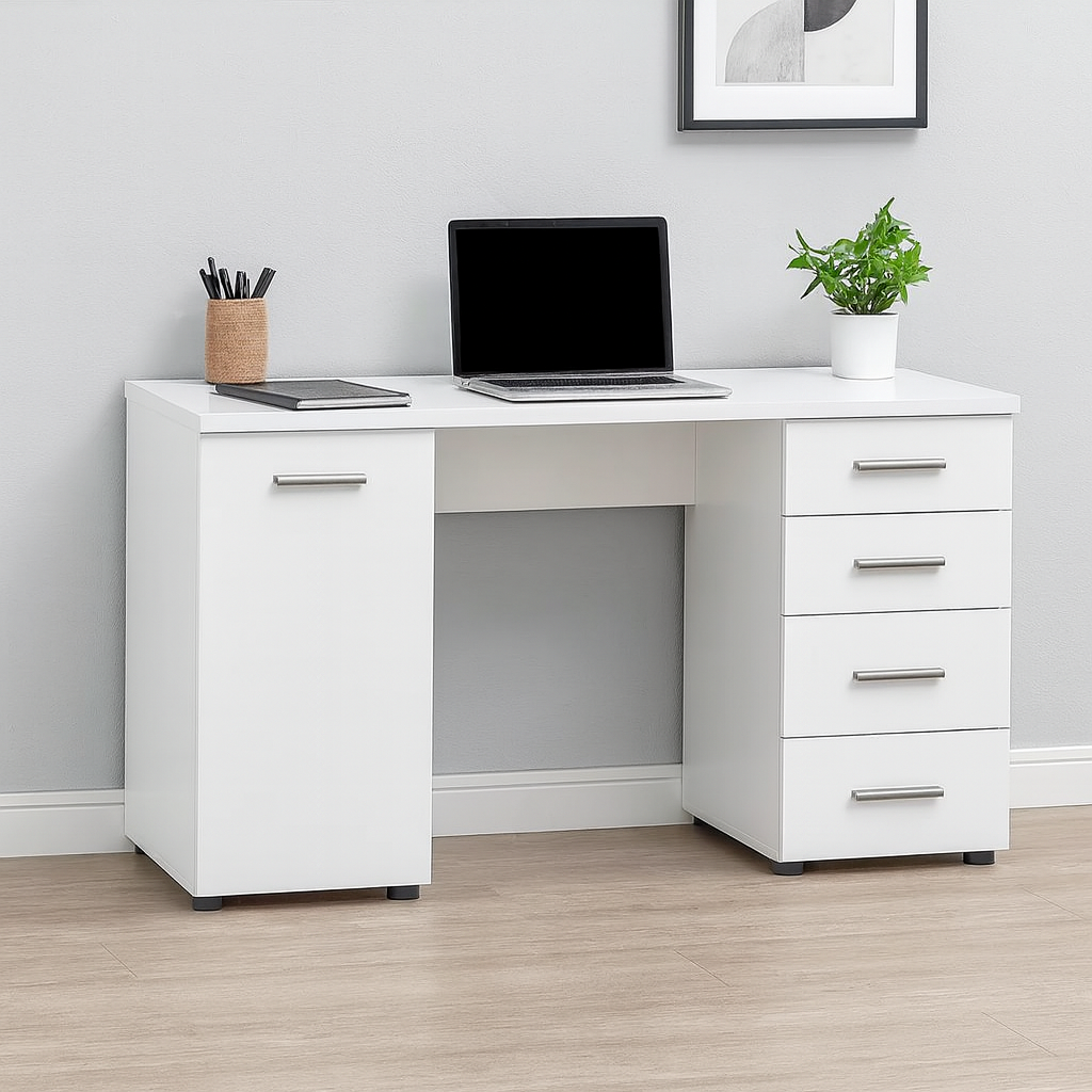 Desk 140*75*60CM - white- AZ1247