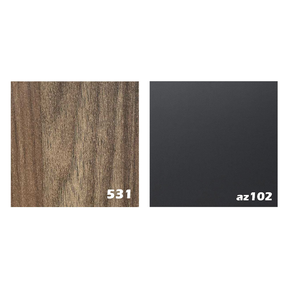 جزامة، 100 × 35 × 110 سم - بني وأسود - AZ40013