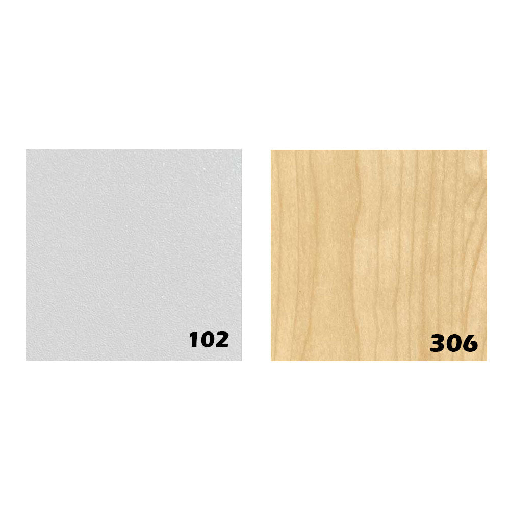 طاولة استقبال 80×50×40 سم – أبيض وخشبي – AZ111329