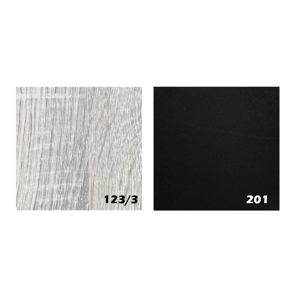 TV Table, 140 × 30 × 40 cm - Grey and Black - AZ30071