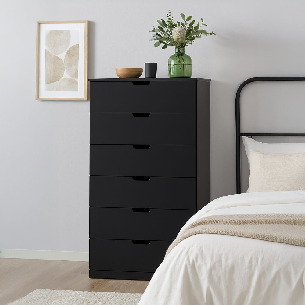 Unit Drawers, 146 × 42 × 80 cm - Black - AZ500120