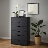 Unit Drawers, 146 × 42 × 80 cm - Black - AZ500120