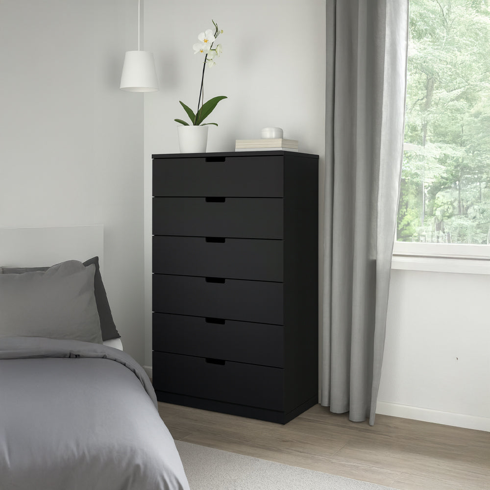 Unit Drawers, 146 × 42 × 80 cm - Black - AZ500120