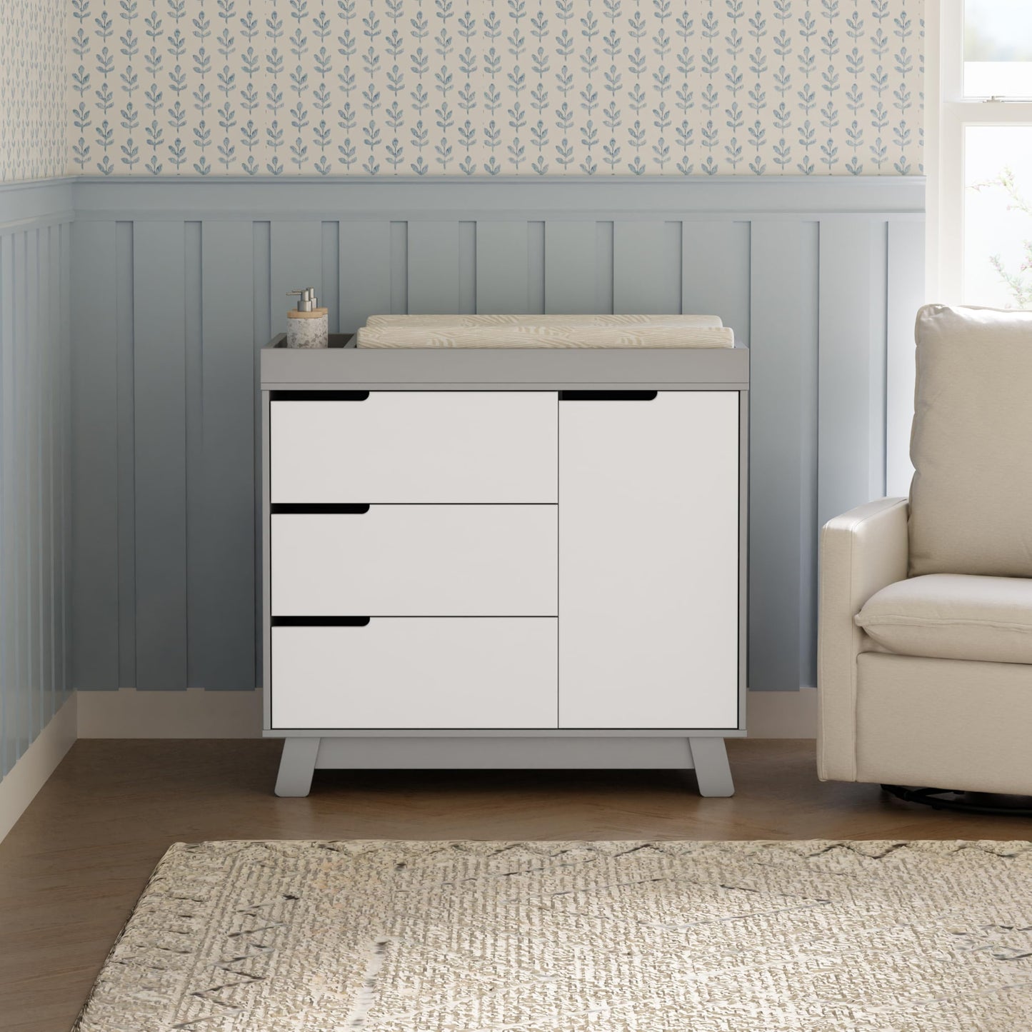 Unit Drawers, 80 × 40 × 80 cm - Grey and White - AZ500230