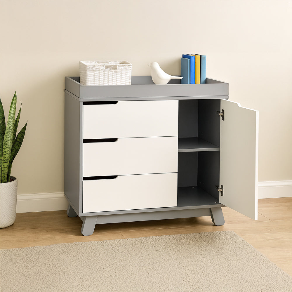 Unit Drawers, 80 × 40 × 80 cm - Grey and White - AZ500230
