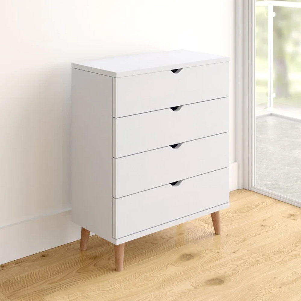 Unit Drawers, 80 × 40 × 98 cm - White - AZ500252