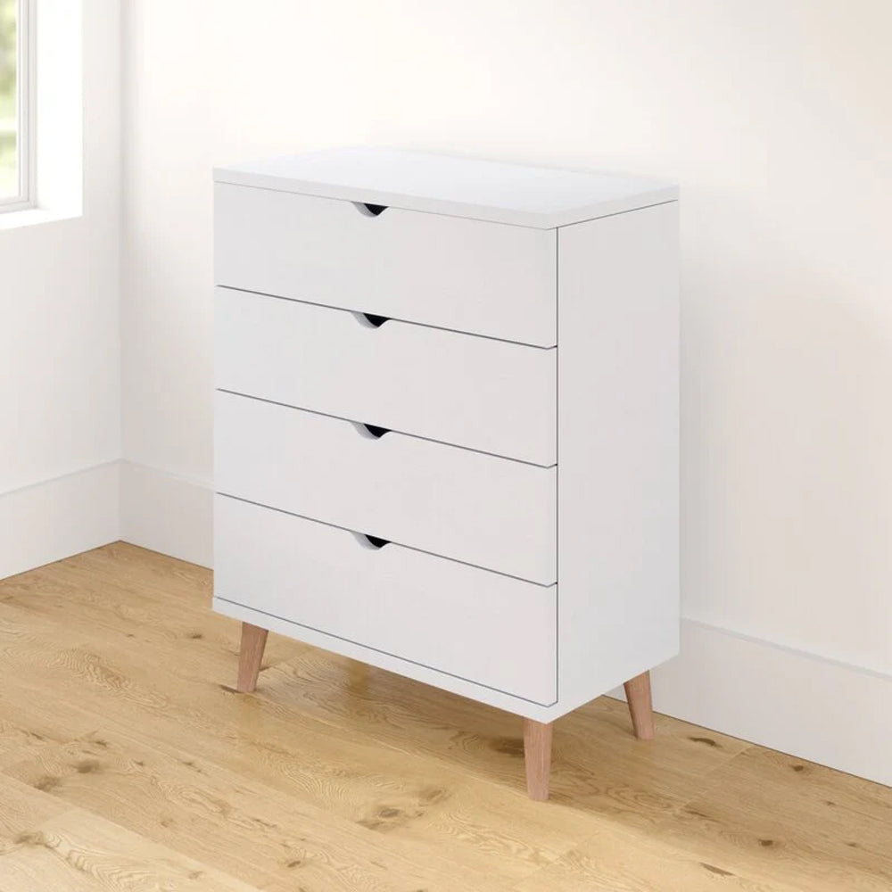 Unit Drawers, 80 × 40 × 98 cm - White - AZ500252