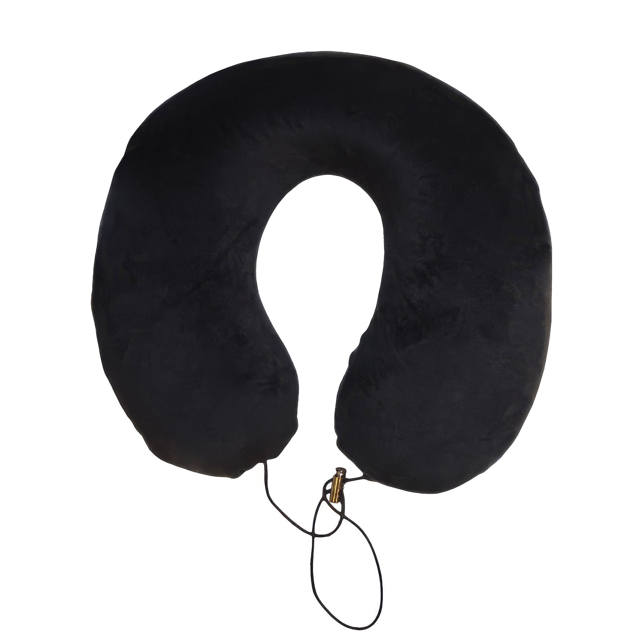 Memory Foam Travel Pillow -30*30 cm - Black - AZ50063