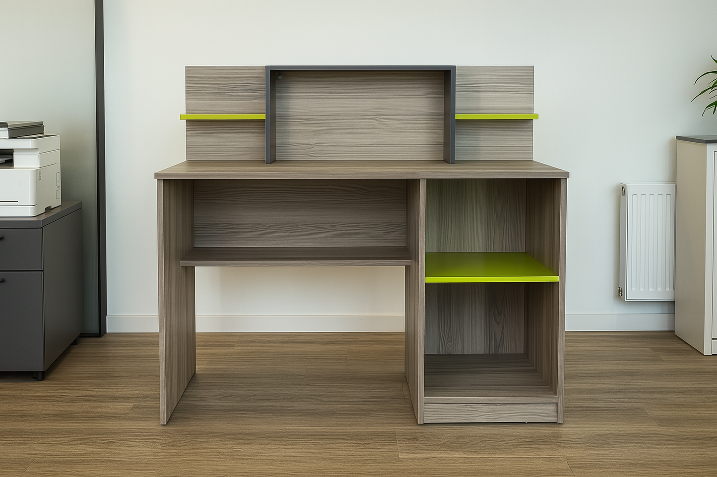 Desk 120*60*75 CM - wooden and green - AZ1242