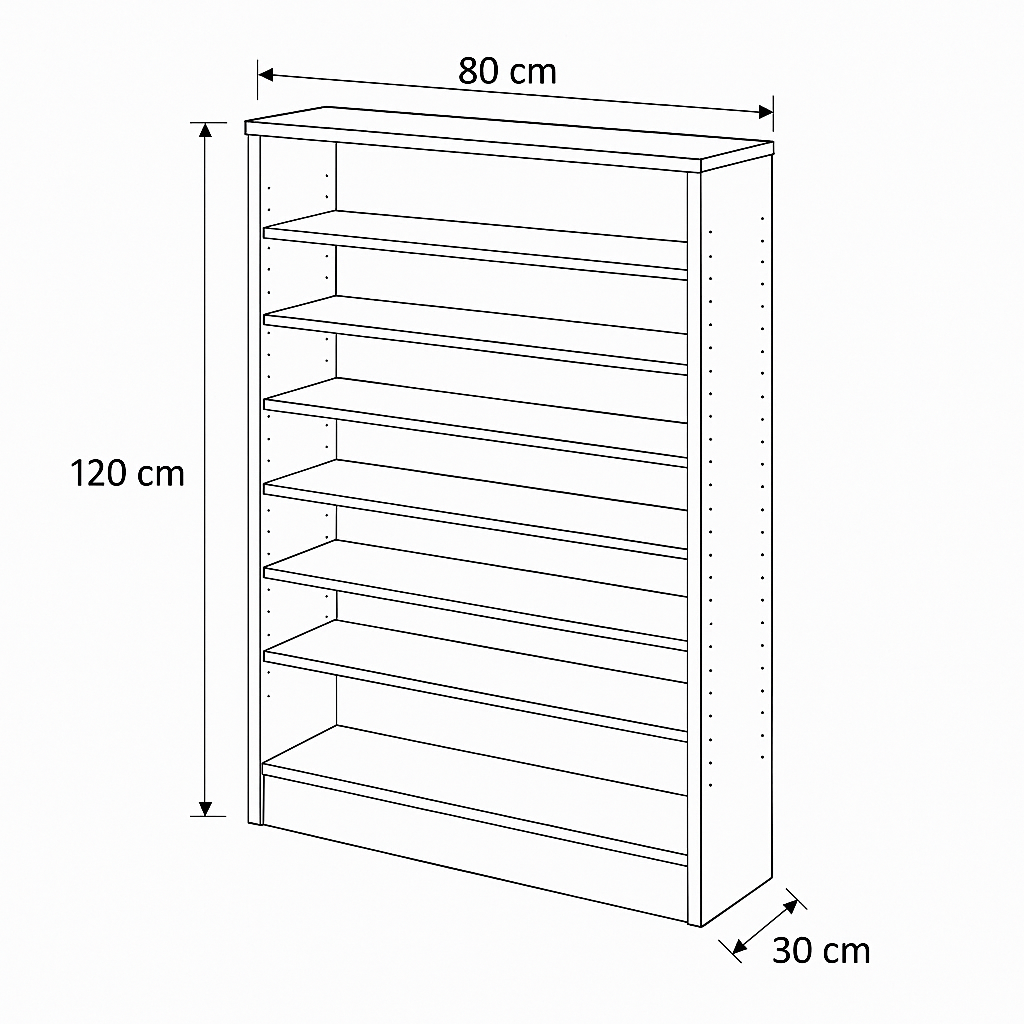 Shoe Cabinet, 80 × 30 × 120 cm - White - AZ40021