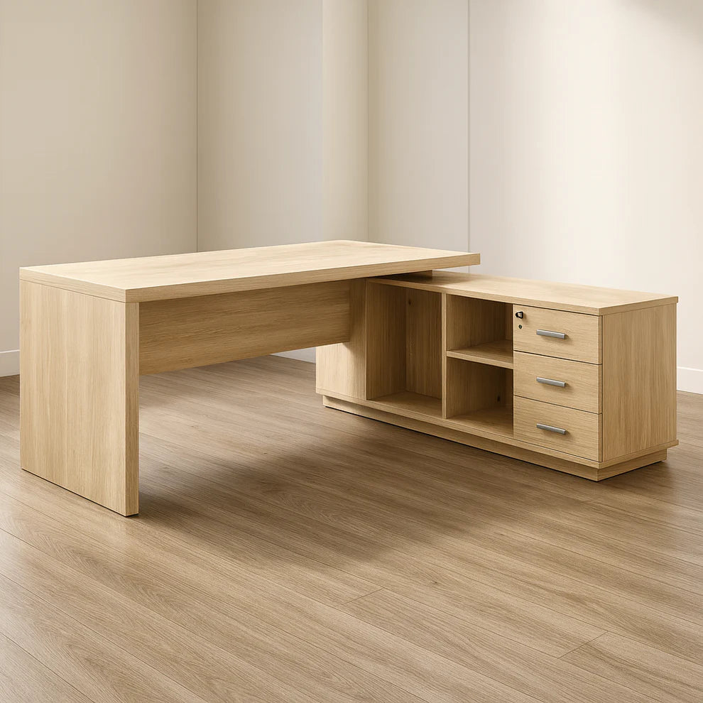 مكتب مدير 75×160×80 سم - خشبي - AZ12053