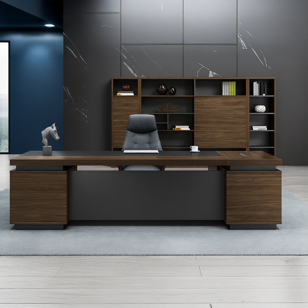 Desk 200 x 80 x 75 cm - Wooden - AZ1159