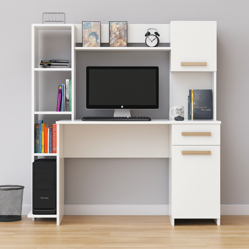 Desk 150 x 144 x 60cm - white - AZ1109
