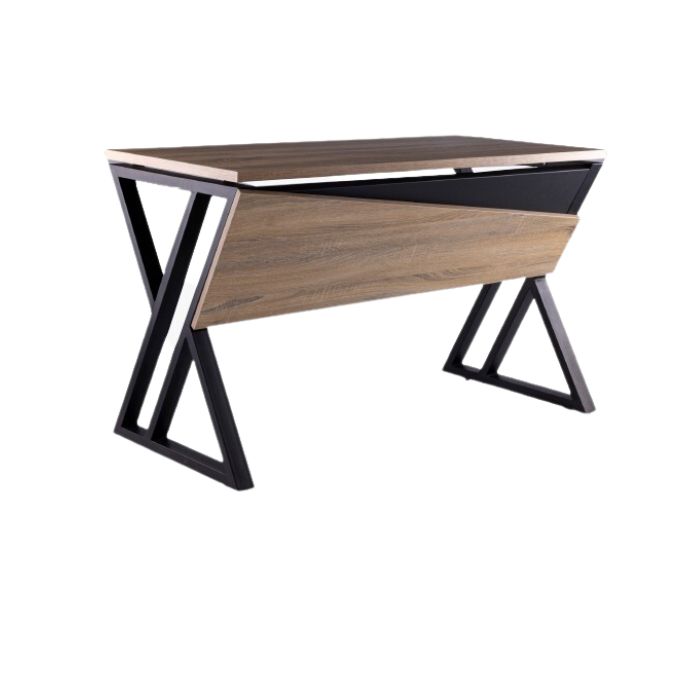 desk 120*60*75 CM -black and wooden - AZ1264