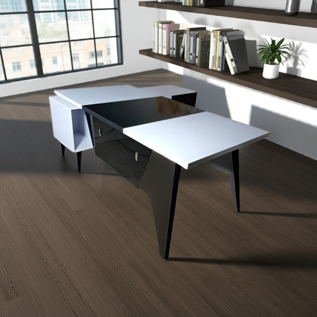 Desk 140 x 60x 75 - wooden black - AZ1280