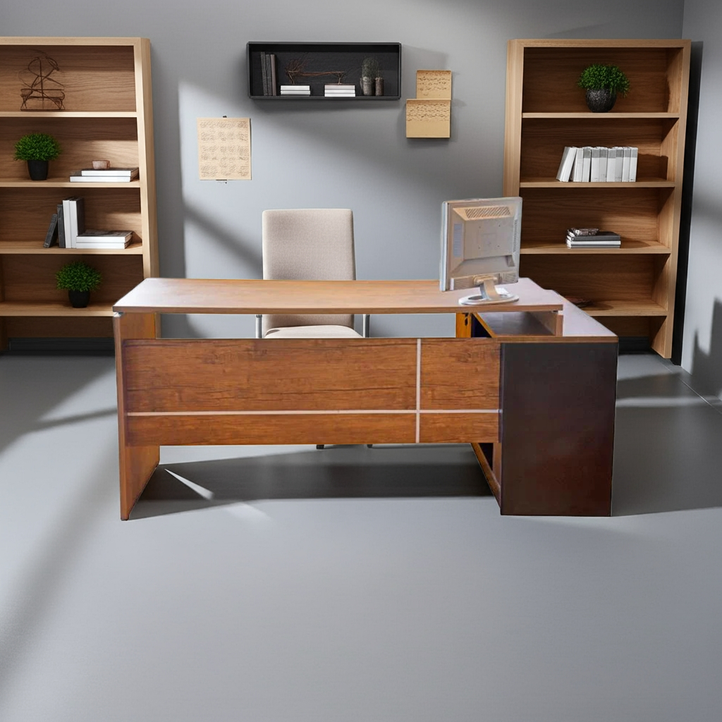 Desk 160 x 70 x 70 cm - Brown - AZ1005