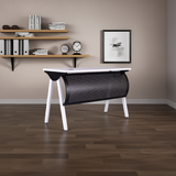 desk 120*60*75 CM -black and white - AZ1263