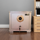Metal Safety Box White Copper 40 x 41 x 33 CM