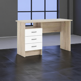 Desk 120 x 50 x 75 cm - Wooden and White - AZ1048