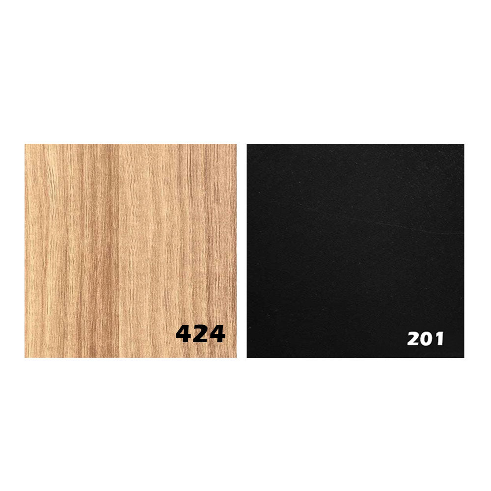 طاولة استقبال 90×50×40 سم - خشبي وأسود - AZH-00060