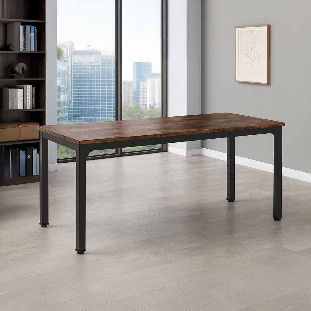 Desk 75 x 180 x 80 cm - Brown - AZ11122
