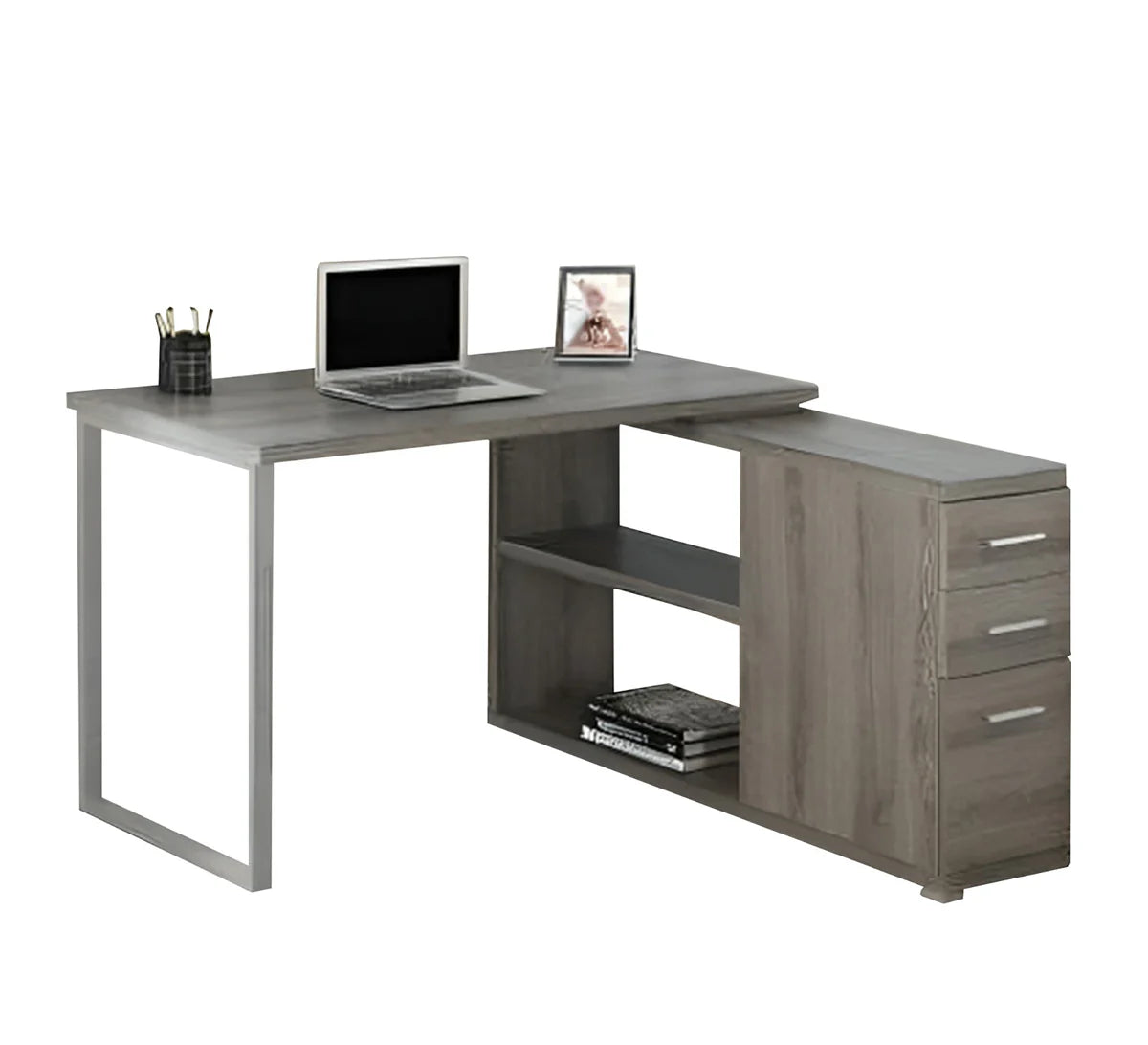 Desk 120 x80 x 50 cm - Gray - AZ1096