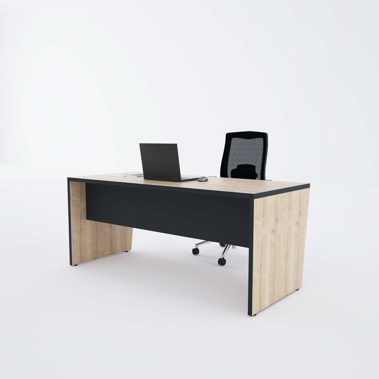 Desk 120 x 60 x 75 cm - wooden& Gray - AZ1087