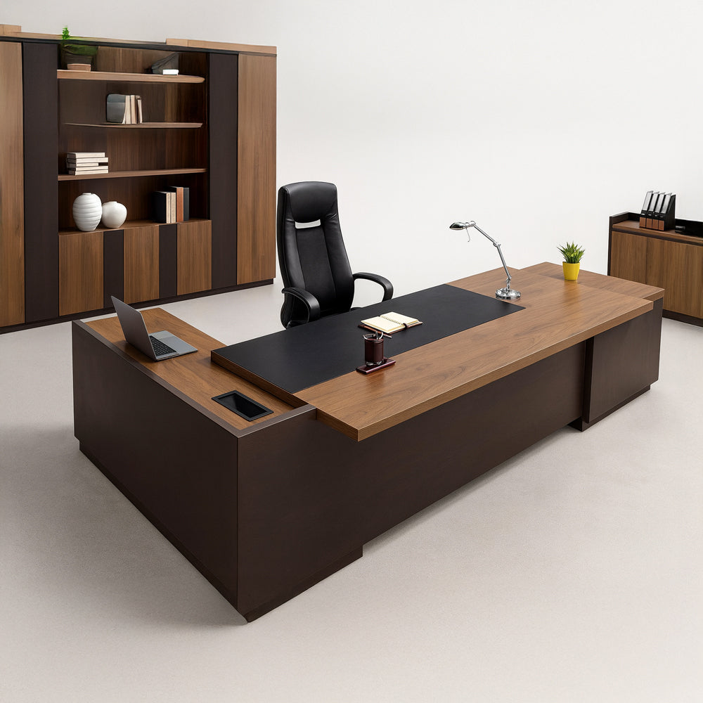 Desk 75*180*80 CM - Brown - AZ1201360