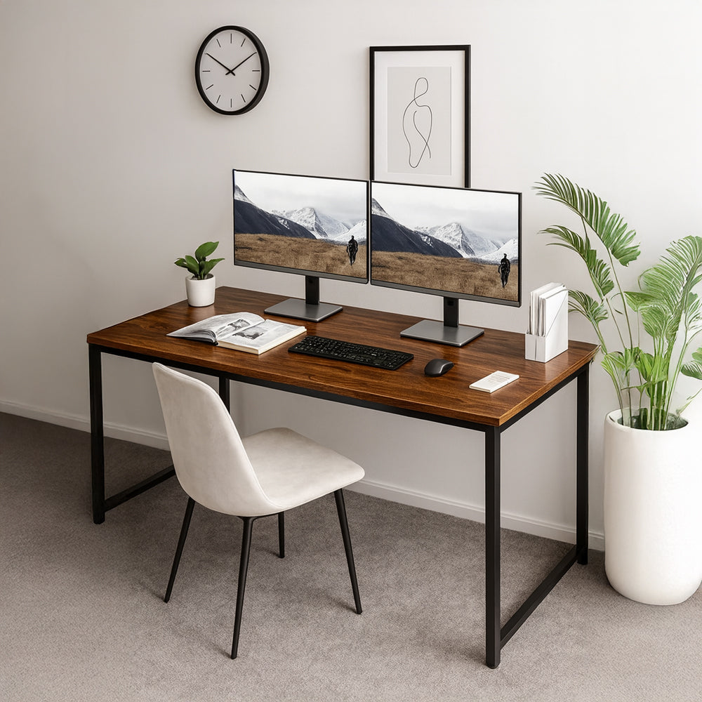 Desk 75 x 160 x 80 cm - Brown - AZ11165