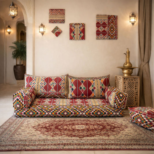 قاعدة عربي نوبي (قطعة واحدة) – 200×60×60 سم – ألوان متعددة