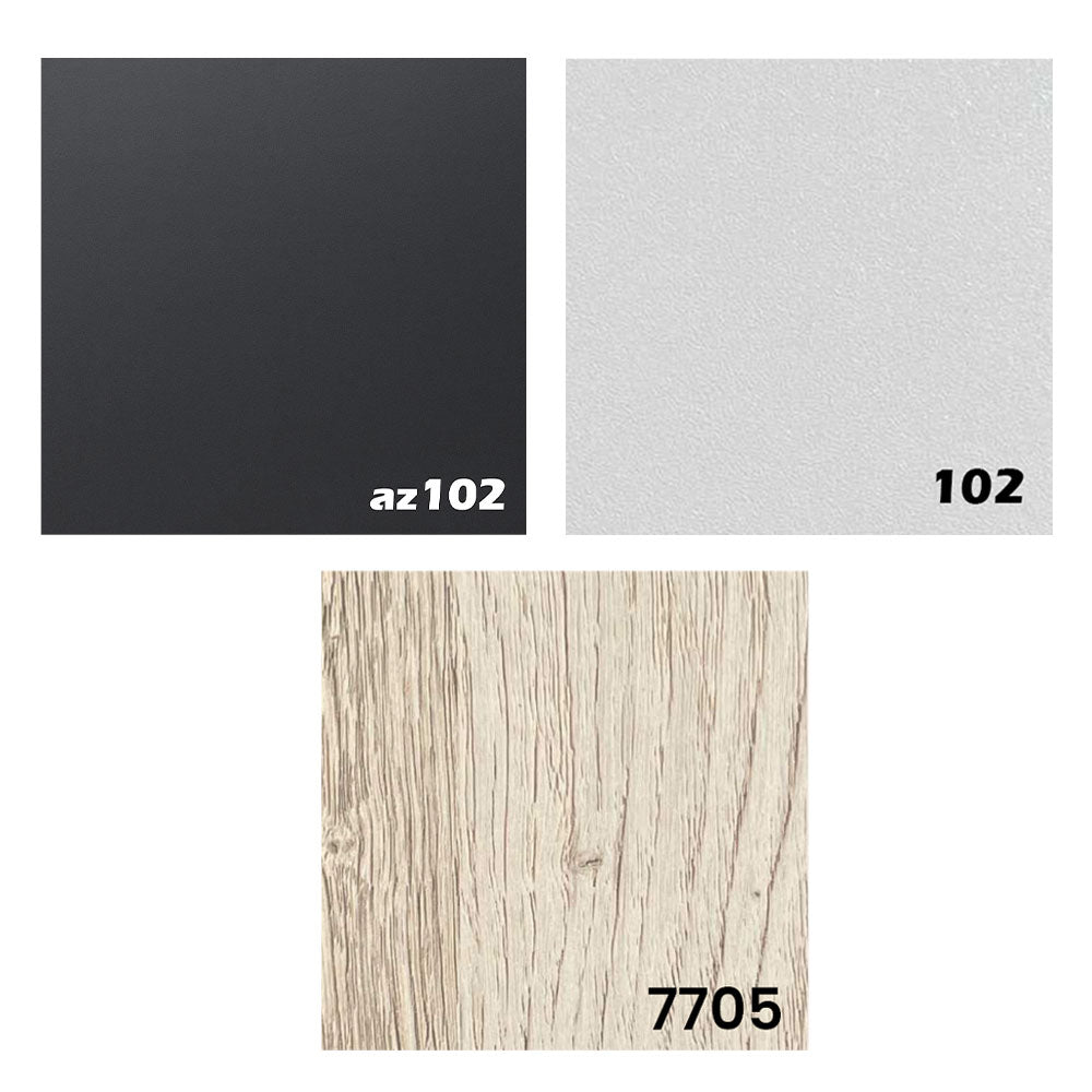 طاولة تلفزيون 150×40×55 سم – أبيض وخشبي ورمادي – AZ30047