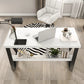 Desk 120 x60x 75 cm - white and black - AZ1314