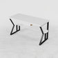 Desk 120 x60x 75 cm - white and black - AZ1314