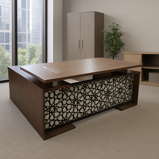 مكتب 75×180×80 سم - بني - AZ120121