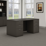 Desk 75 x 200 x 80 cm - Brown - AZ11145
