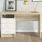 Desk 120 x 60 x 75 cm - Beige and White - AZ1070
