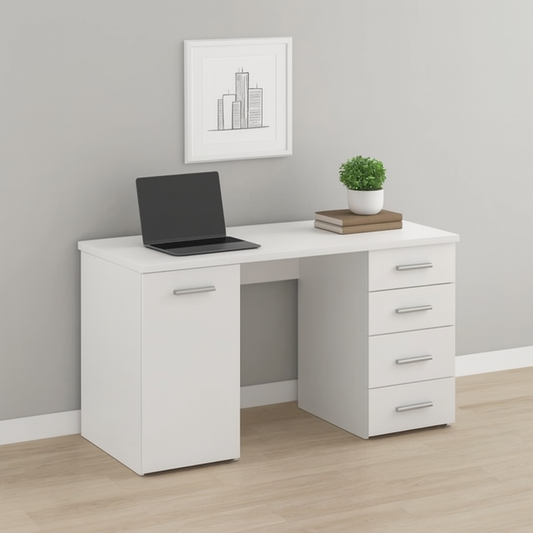 Desk 140*75*60CM - white- AZ1247