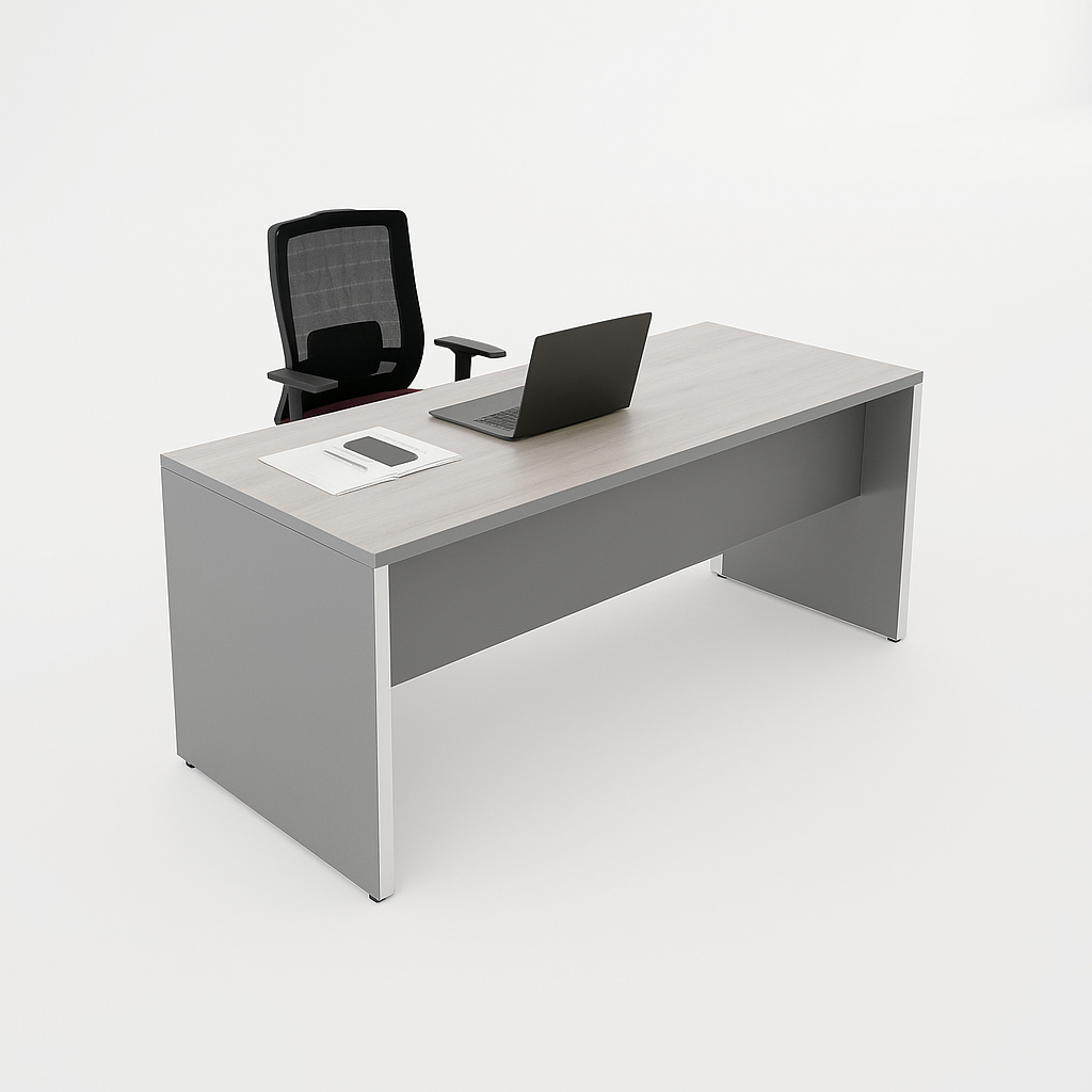 Desk 120 x 60 x 75 cm - wooden& Gray - AZ1087